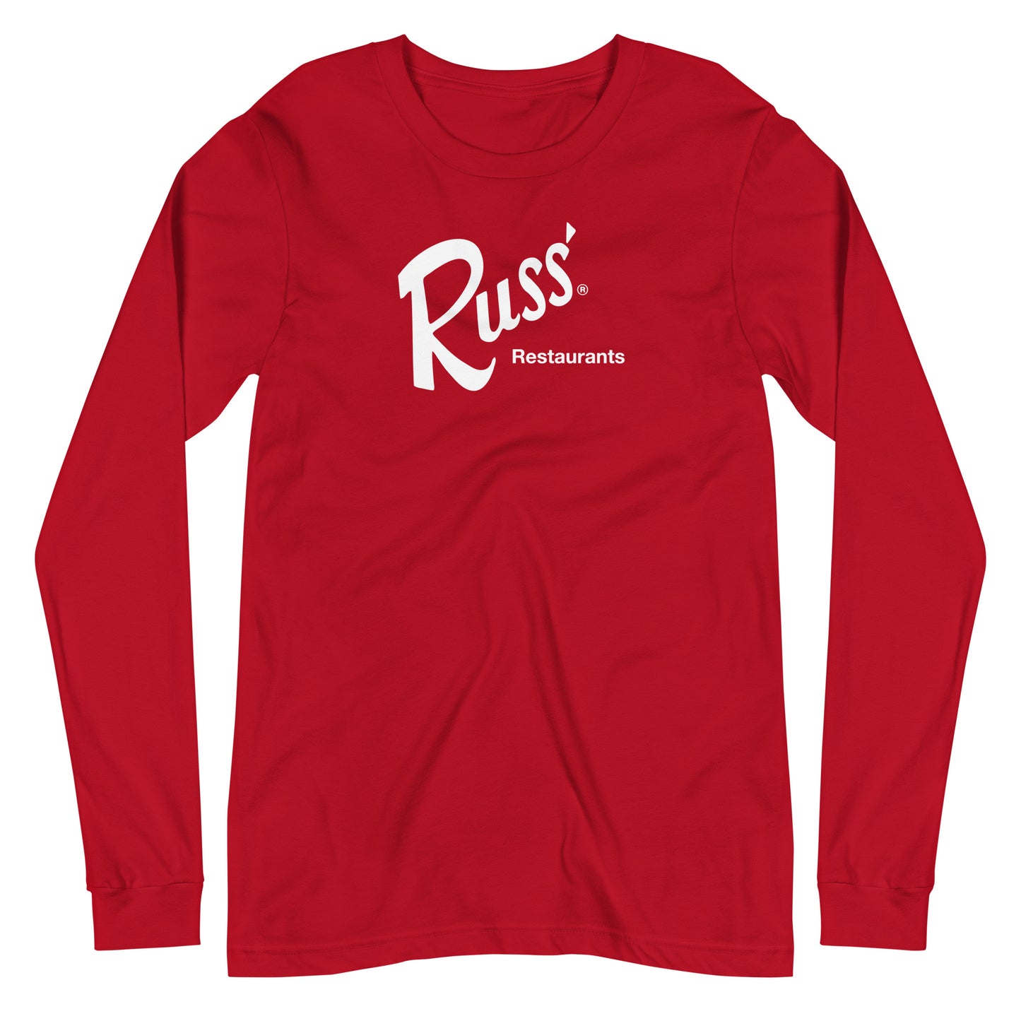 Red Logo Long Sleeve Tee