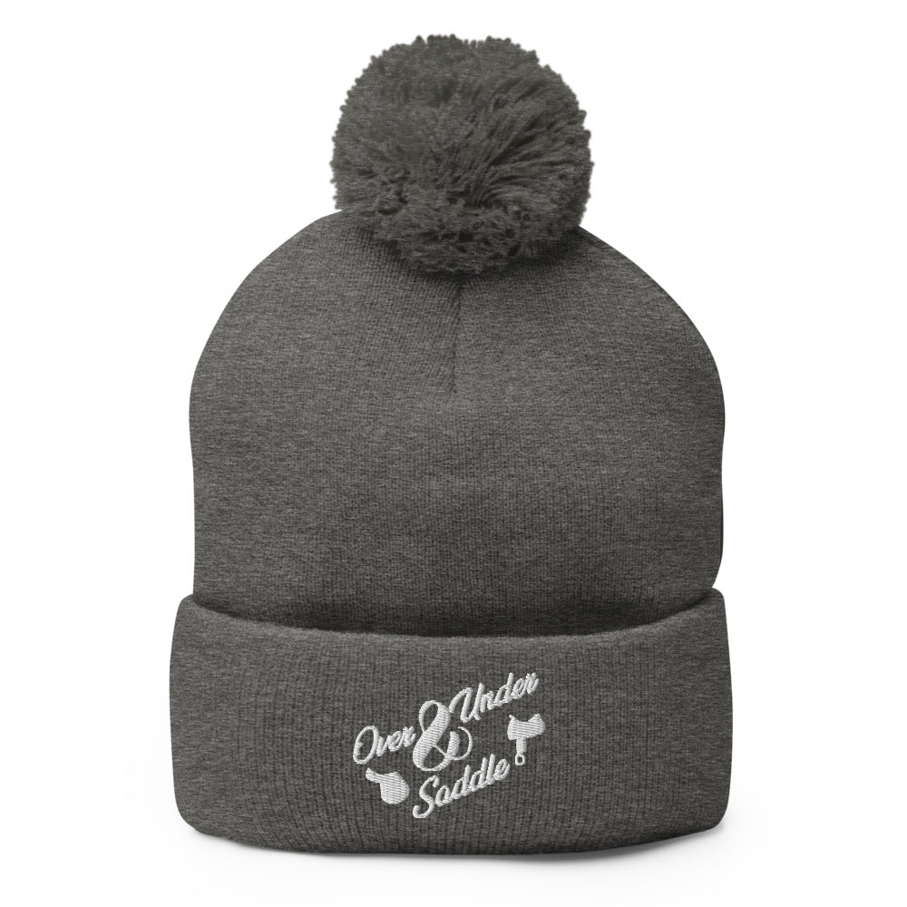 Over and Under Pom-Pom Beanie