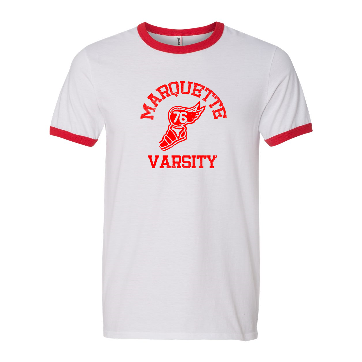 Winged Shoe Ringer Tee