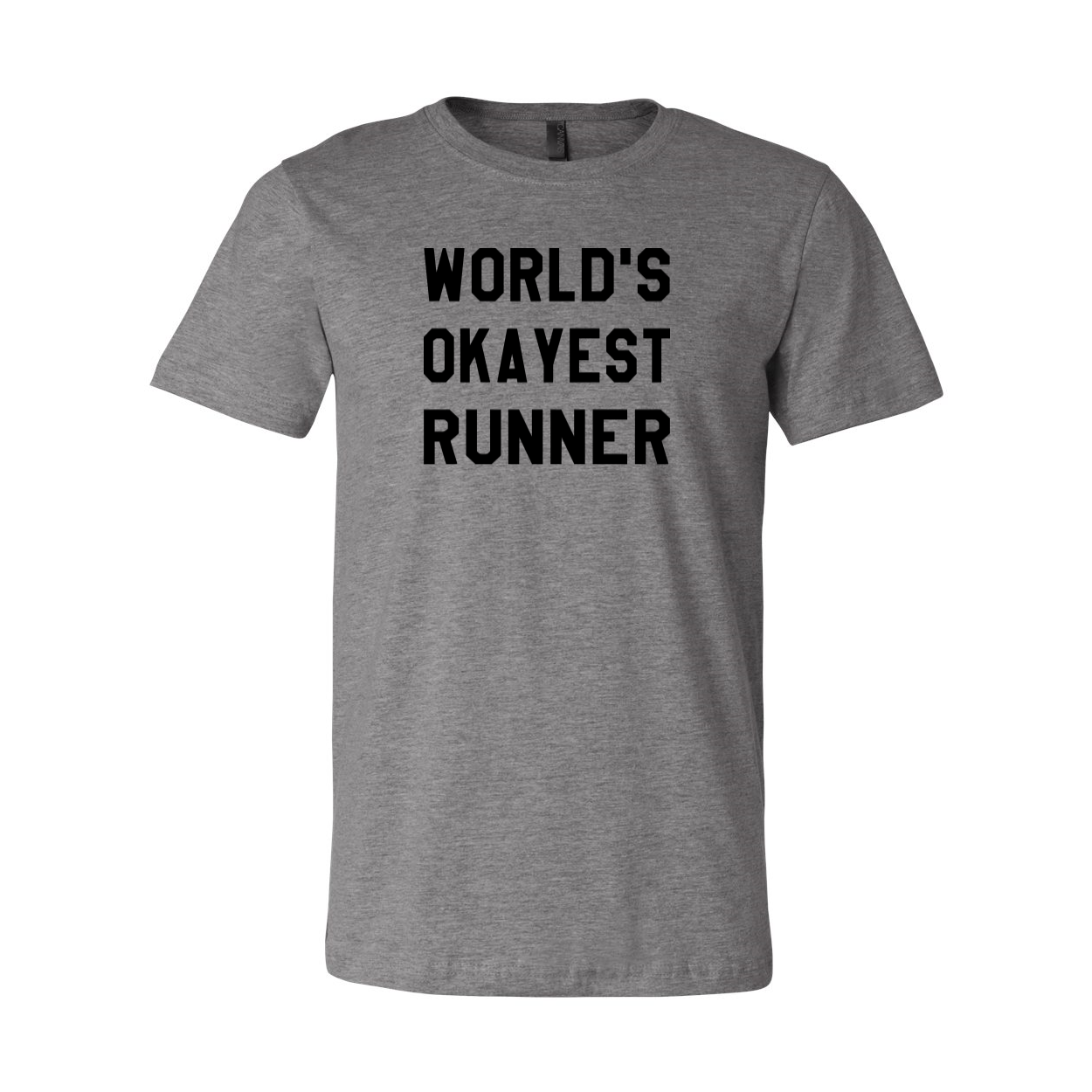 World's Okayest Runner Jersey Tee