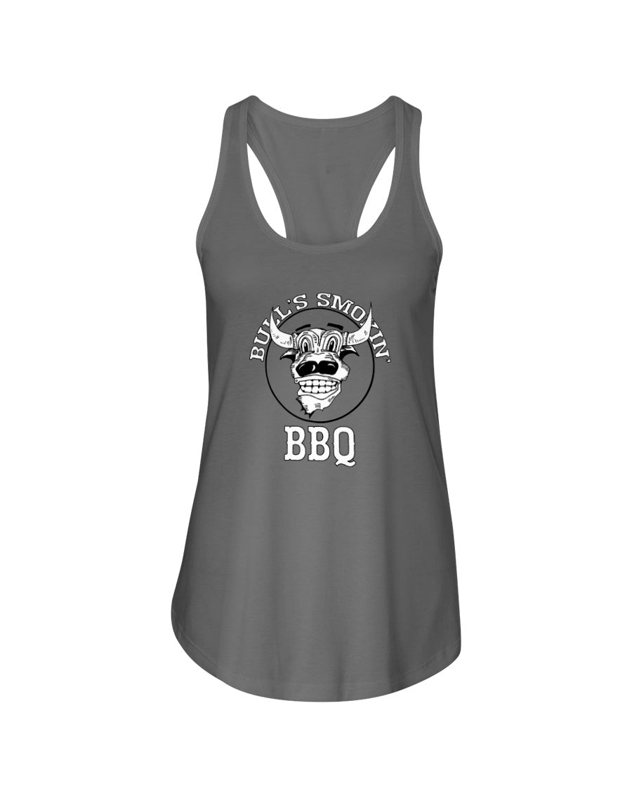 Bull's Smokin' BBQ Racerback Tank