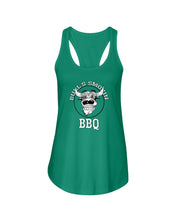 Load image into Gallery viewer, Bull&#39;s Smokin&#39; BBQ Racerback Tank